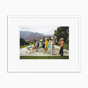 Slim Aarons, Desert House Party, Print on Photo Paper, Framed