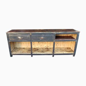 Vintage Wood Shop Counter