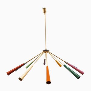 Multicolored Cone Sputnik Lamp
