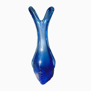 New Look Vase aus Muranoglas, 1970er