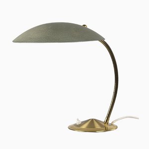 Cobra Desk Lamp in Brass by Leclaire & Schäfer, 1950s