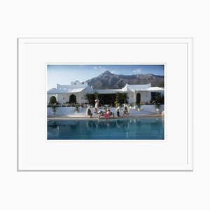 Slim Aarons, El Venero Druck, Druck auf Fotopapier, gerahmt