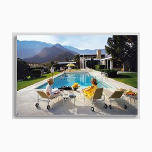 Slim Aarons, Poolside Glamour Druck, Druck auf Fotopapier, Gerahmt