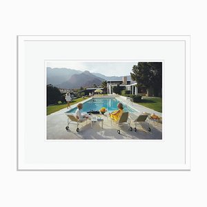 Slim Aarons, Poolside Glamour Print, Impresión en papel fotográfico, Enmarcado