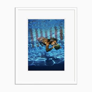 Slim Aarons, Underwater Drink, Print on Photo Paper, Framed