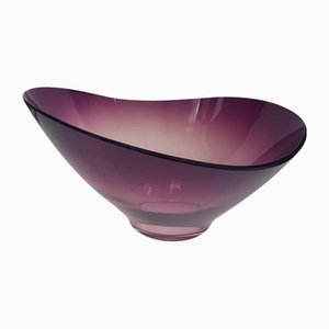 Handmade Violet Glass Bowl by Richard Süssmuth, 1960s