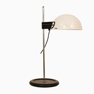 Schwarz-weiße Libellula Tischlampe von Guzzini, 1970er