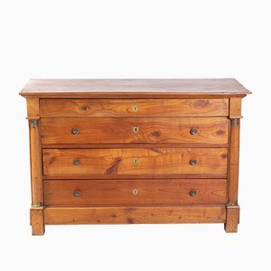 Empire Cherry Dresser with Four Drawers, 1820s
