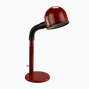Lámpara de mesa era espacial roja
