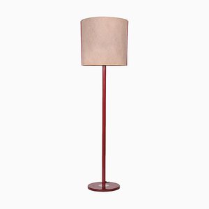 Beretta Cassia Parchment & Enamelled Metal Floor Lamp from Stilnovo, Italy, 1970s