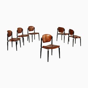 S83 Chairs by Eugenio Gerli for Tecno, 1960s, Set of 6