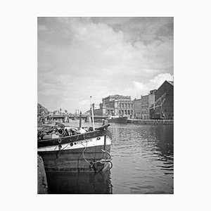 Karl Heinrich Lämmel, River Pregel with Green Bridge and Stock Exchange, Germania, 1934, Fotografia