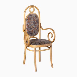 No 207RF Long John Chair with Arms by Michael Thonet
