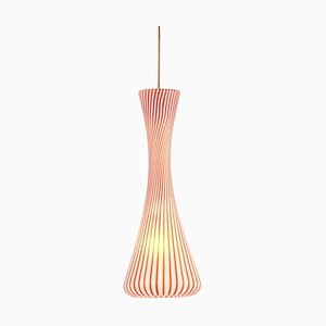 Lámpara colgante italiana de cristal de Murano, años 50