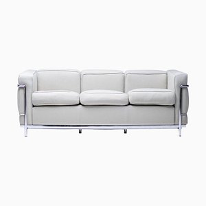 Frühe Limited Edition LC2 3-Sitzer Sofa von Le Corbusier für Cassina