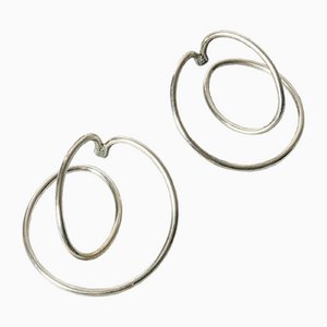 Silver Swing Earrings by Allan Scharff