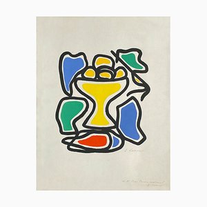 Emile Lahner, Coupe de fruits, 1965, Lithographie sur Papier Arches