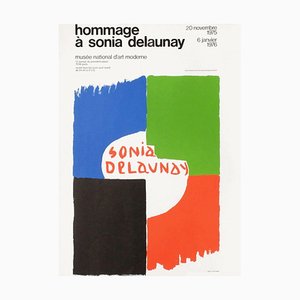 Sonia Delaunay, Expo 75 - Musée National d'Art Moderne, 1975, Plakat auf mattem Papier