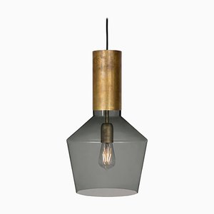 Fenomen Widh Smoked Glass Ceiling Lamp by Sabina Grubbeson for Konsthantverk