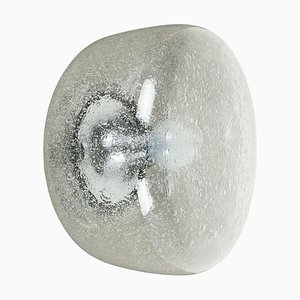 Lámpara de pared alemana en forma de cono de cristal de hielo de Hillebrand Leuchten