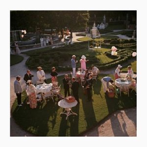 Slim Aarons, Garden Party, Print on Paper, Framed