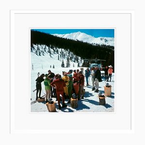 Slim Aarons, Snowmass Picnic, Impresión en papel, Enmarcado