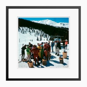 Slim Aarons, Snowmass Picnic, Stampa su carta, Incorniciato