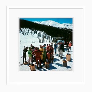 Slim Aarons, Snowmass Picnic, Print on Paper, Framed