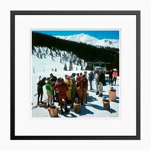 Slim Aarons, Snowmass Picnic, Print on Paper, Framed