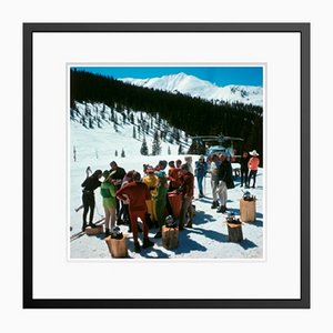 Slim Aarons, Snowmass Picnic, Print on Paper, Framed