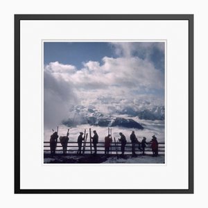 Slim Aarons, Verbier View, Impression sur Papier, Encadré