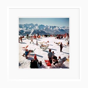 Slim Aarons, Verbier Vacation, Print on Paper, Framed