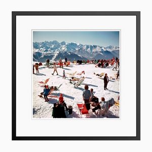 Slim Aarons, Verbier Vacation, Impresión en papel, Enmarcado