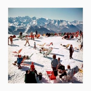 Slim Aarons, Verbier Vacation, Print on Paper, Framed