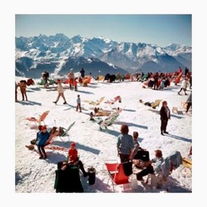 Slim Aarons, Verbier Vacation, Druck auf Papier, gerahmt