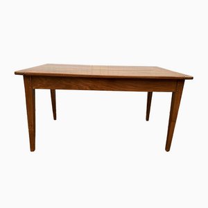Mountain Oak Farm Table with 2 Drawers, 1950
