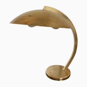 Vintage Desk Lamp in Brass by Egon Hillebrand for Hillebrand Bauhaus Stil