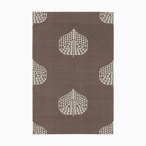 Tapis Dhurrie Vintage Marron, Inde