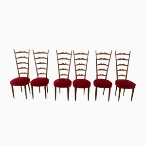 Chaises Chiavarina, 1960s, Set de 6