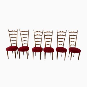 Chiavarina Chairs, 1960s, Set of 6