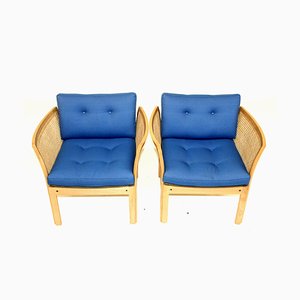Set of Plexus Armchairs by Illum Wikkelsø, Denmark, 1980s