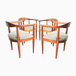 Portuguese Side Chairs in the Style of Hans Wegner, 1960s, Set of 4