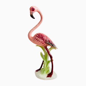 Vintage German Porcelain Flamingo by Cortendorf, 1960s