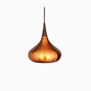 Danish Orient Copper Pendant Lamp by Jo Hammerborg for Fog & Mørup, 1960s