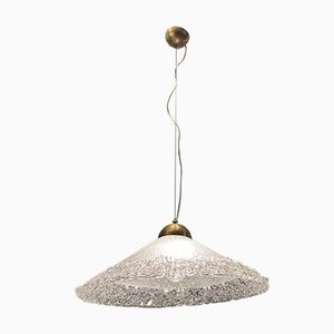 Lámpara de techo italiana de cristal de Murano