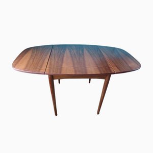 Danish Wood Table with Extensions by Ovoid Moutouchi, 1965