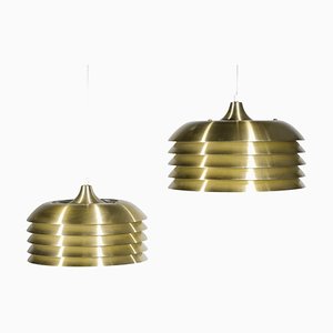 Swedish Ceiling Lamps by Hans-Agne Jakobsson, 1960s