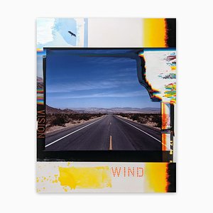 Jason Engelund, Wind, 2021, Fotografie & Gemälde auf Holzunterlage