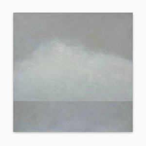 Janise Yntema, Ambient Grey, 2015, Beeswax, Resin and Pigment on Canvas Mounted on Panel