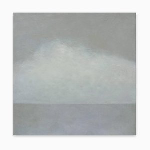 Janise Yntema, Ambient Grey, 2015, Cire d'Abeille, Résine et Pigment sur Toile Montée sur Panneau